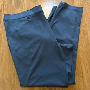Travis Mathew Mens Blue Golf Pants Size 42 Polyester Elastane Stretch